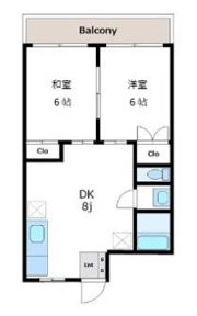 ラバーゼ東綾瀬の間取り画像
