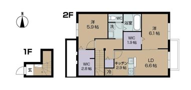 ラーゴヴィレッタの間取り画像