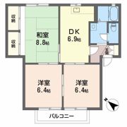 ハイマート白石 C棟の間取り画像