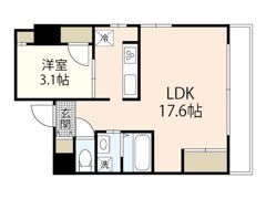 EAST132°の間取り画像
