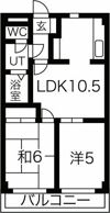 プラザ堅田マンションの間取り画像