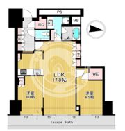 Brillia Tower 堂島の間取り画像