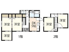 八坂1丁目(1-6)戸建ての間取り画像