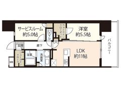 ザ・ライオンズ横川の間取り画像