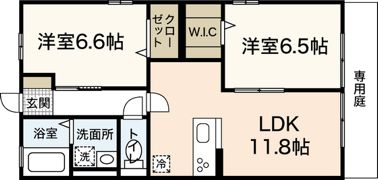 ハピネスTERAの間取り画像