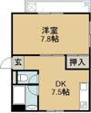 くらもとハイツの間取り画像