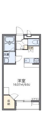 レオパレスK＆Mサンロードの間取り画像
