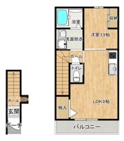 エルミタージュの間取り画像