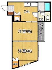 ベルシオン北九州IIの間取り画像