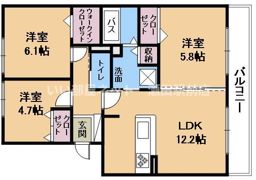 シルトクレーテ A棟の間取り画像