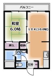 アーバンコトブキの間取り画像
