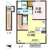 D-room白銀の間取り画像