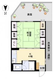 タウンハイツ昭和の間取り画像