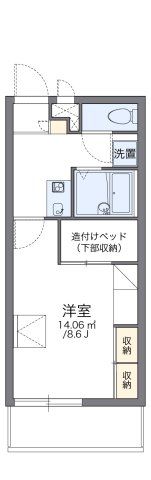 レオパレスフォレスト錦の間取り画像