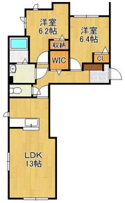 フレシール柳町の間取り画像
