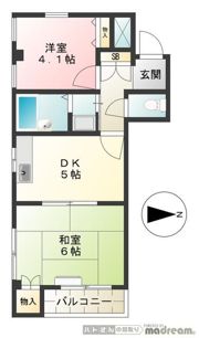 リーブル東和の間取り画像