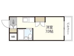 メゾンド楠木第2山田ビルの間取り画像