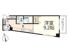 パレス西広島の間取り画像