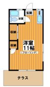 海野ハイツの間取り画像