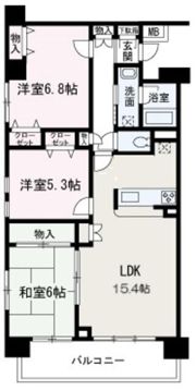 シェルブールの間取り画像