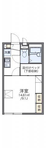 レオパレスセジュール藤の間取り画像