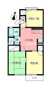 エステート山室の間取り画像