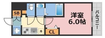エステムコート心斎橋centralの間取り画像