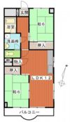 アイレスト牛田早稲田の間取り画像