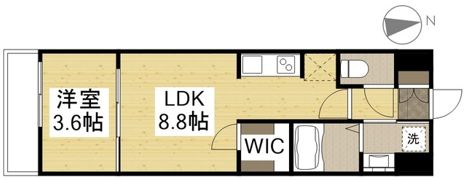 月光 旭川リバーサイドウエストの間取り画像