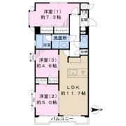 ハイネスときわ台の間取り画像
