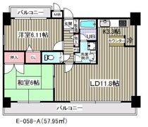 アウラ10（E－058）の間取り画像