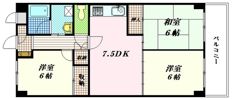 東邦マンションの間取り画像