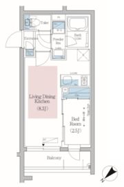 アーバネックス文京小石川の間取り画像