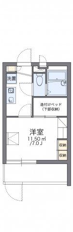 レオパレスプラスパ平田の間取り画像