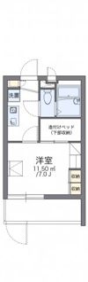レオパレスプラスパ平田の間取り画像