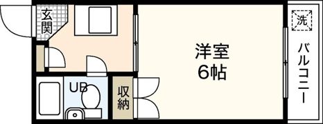 Associe中広の間取り画像