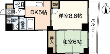 ヴァンサンク堺町の間取り画像
