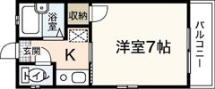 Jコーポの間取り画像