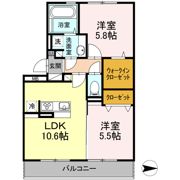 メロンハウスⅡの間取り画像