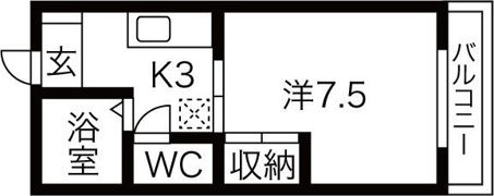 アルモニーしのだIの間取り画像