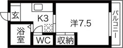 アルモニーしのだIの間取り画像