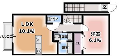 サンリットゼファーの間取り画像