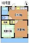 ハイツ松桂の間取り画像