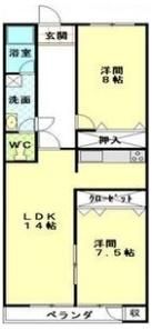 メゾン親名の間取り画像