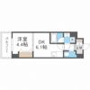 ライブガーデン江坂Ⅸの間取り画像