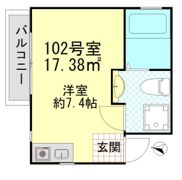 アパートメント新小岩A棟の間取り画像
