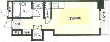 高野第3ビルの間取り画像