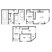 出来島戸建の間取り画像