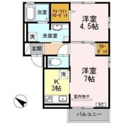 グランデール鶴江の間取り画像