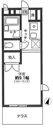 ジュネスB棟の間取り画像